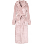 Women's Plush Soft Warm Fleece Bathrobe Robe