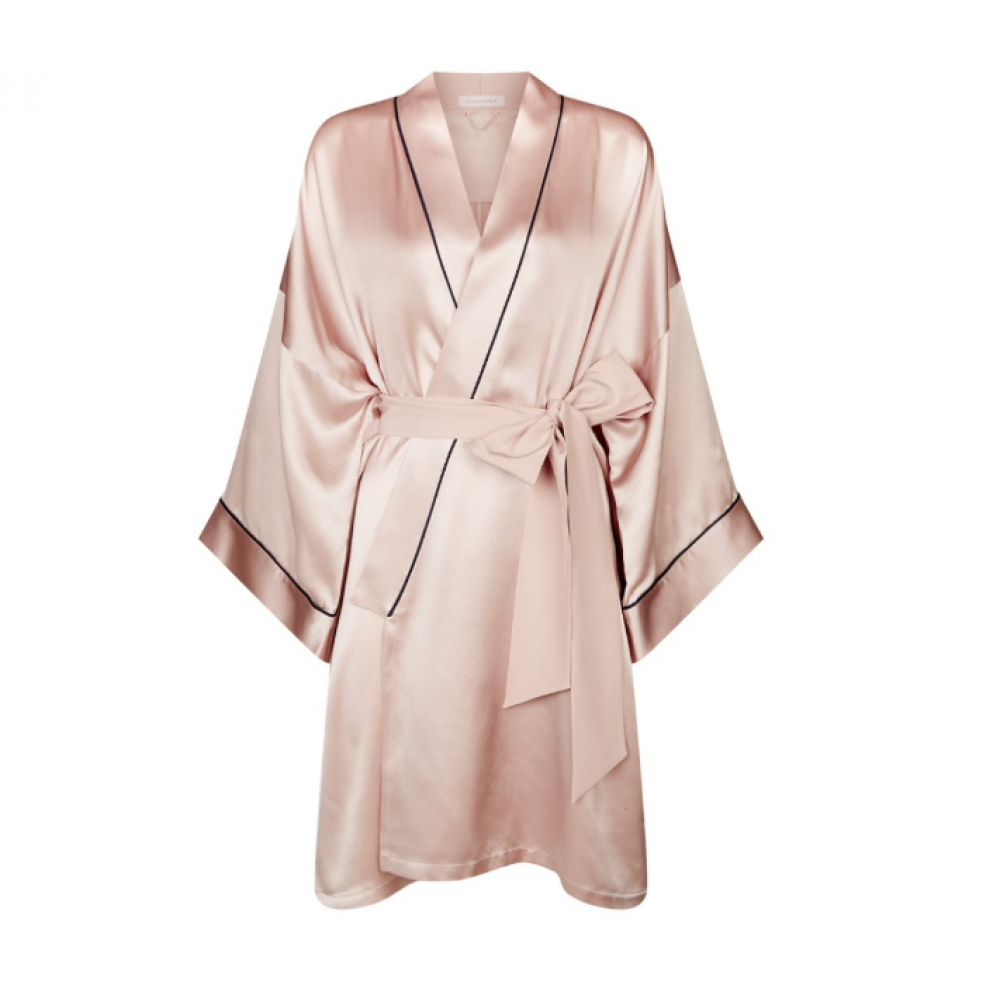 Pink Mimi Silk Robe